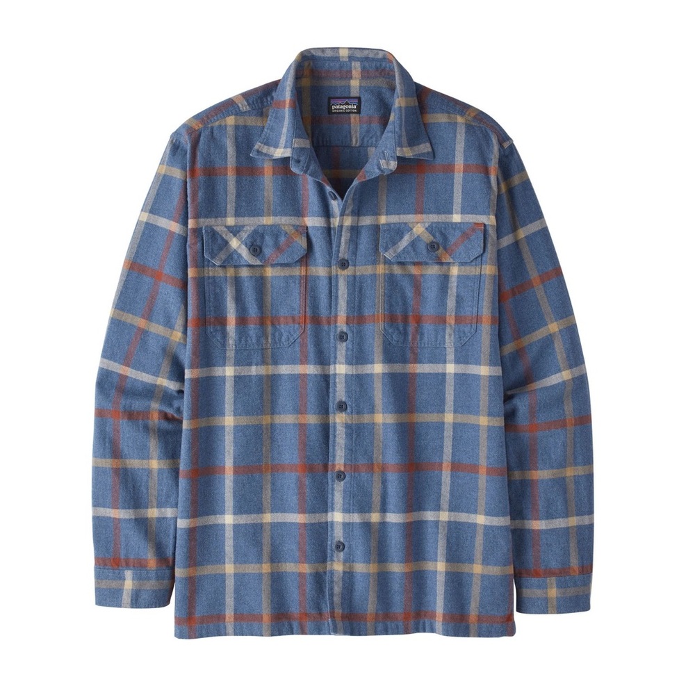 Patagonia Men’s Long Sleeved Organic Cotton Mid weight Fjord Flannel